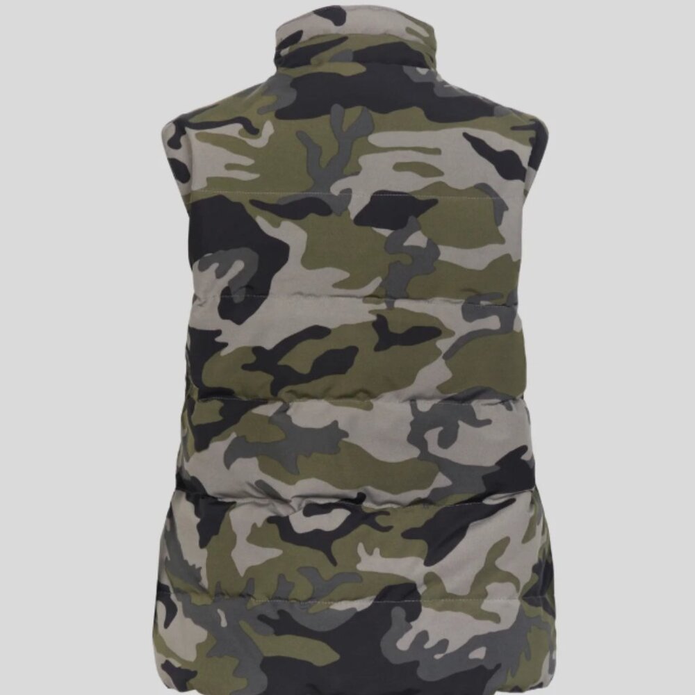 Canada Goose: Freestyle Vest Print Heritage in Classic Camo Coastal Grey - Picture 2 of 14